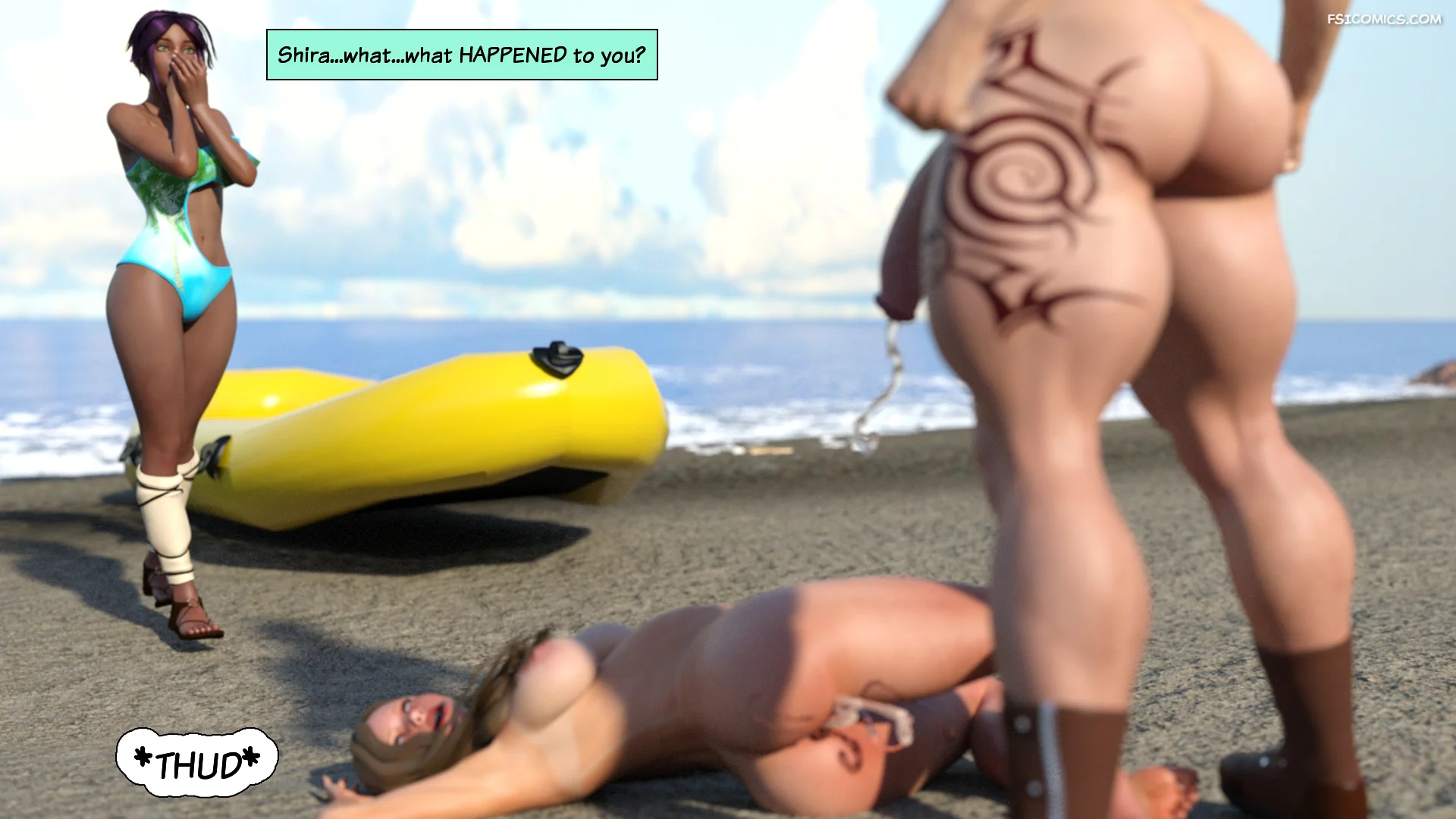 coronation into hardcore sex squarepeg3d 045 - FSIComics