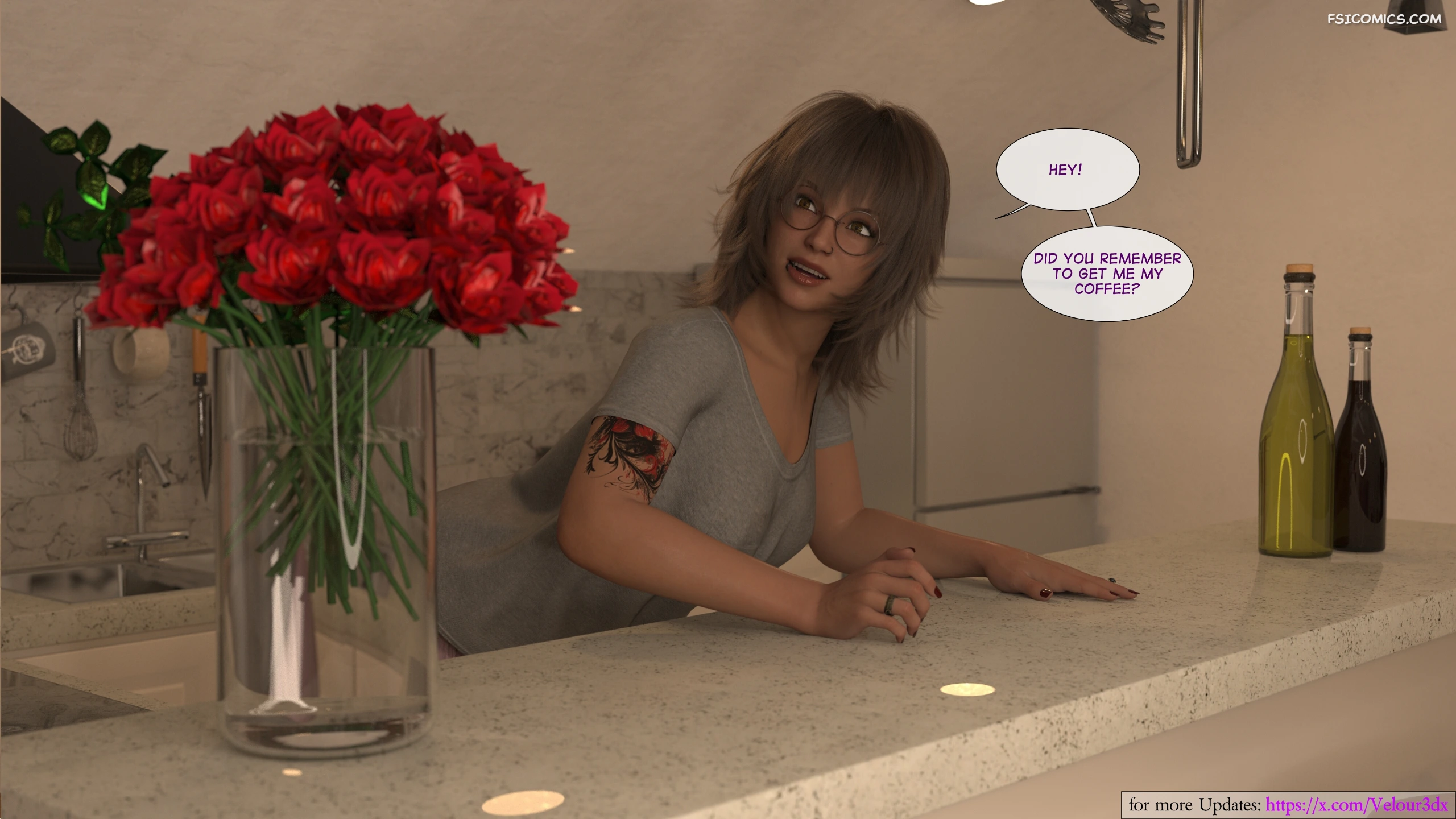 curious roommates chapter 1 velour3dx 003 - FSIComics curious roommates chapter 1 velour3dx 003 - FSIComics