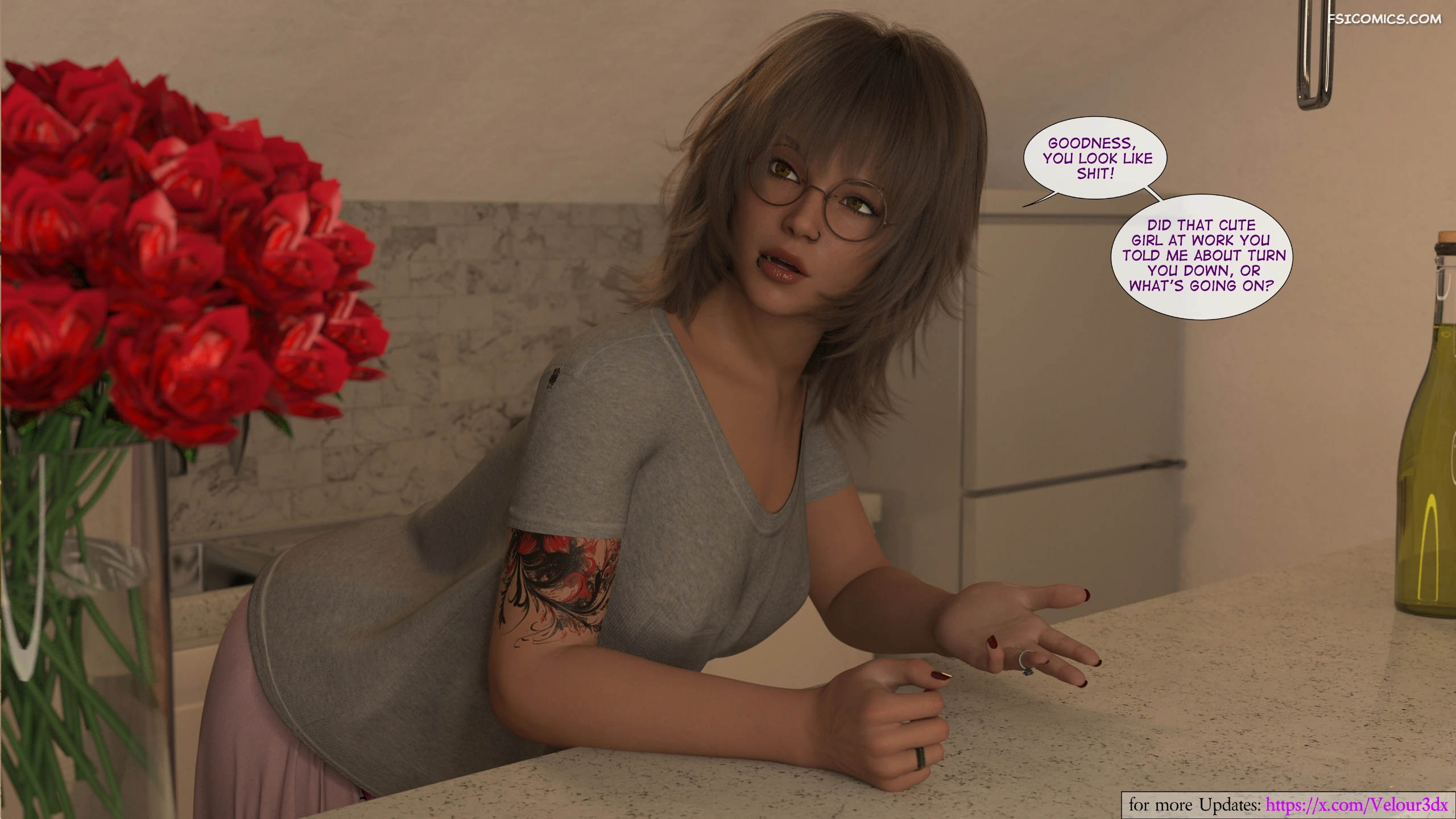 curious roommates chapter 1 velour3dx 004 - FSIComics curious roommates chapter 1 velour3dx 004 - FSIComics
