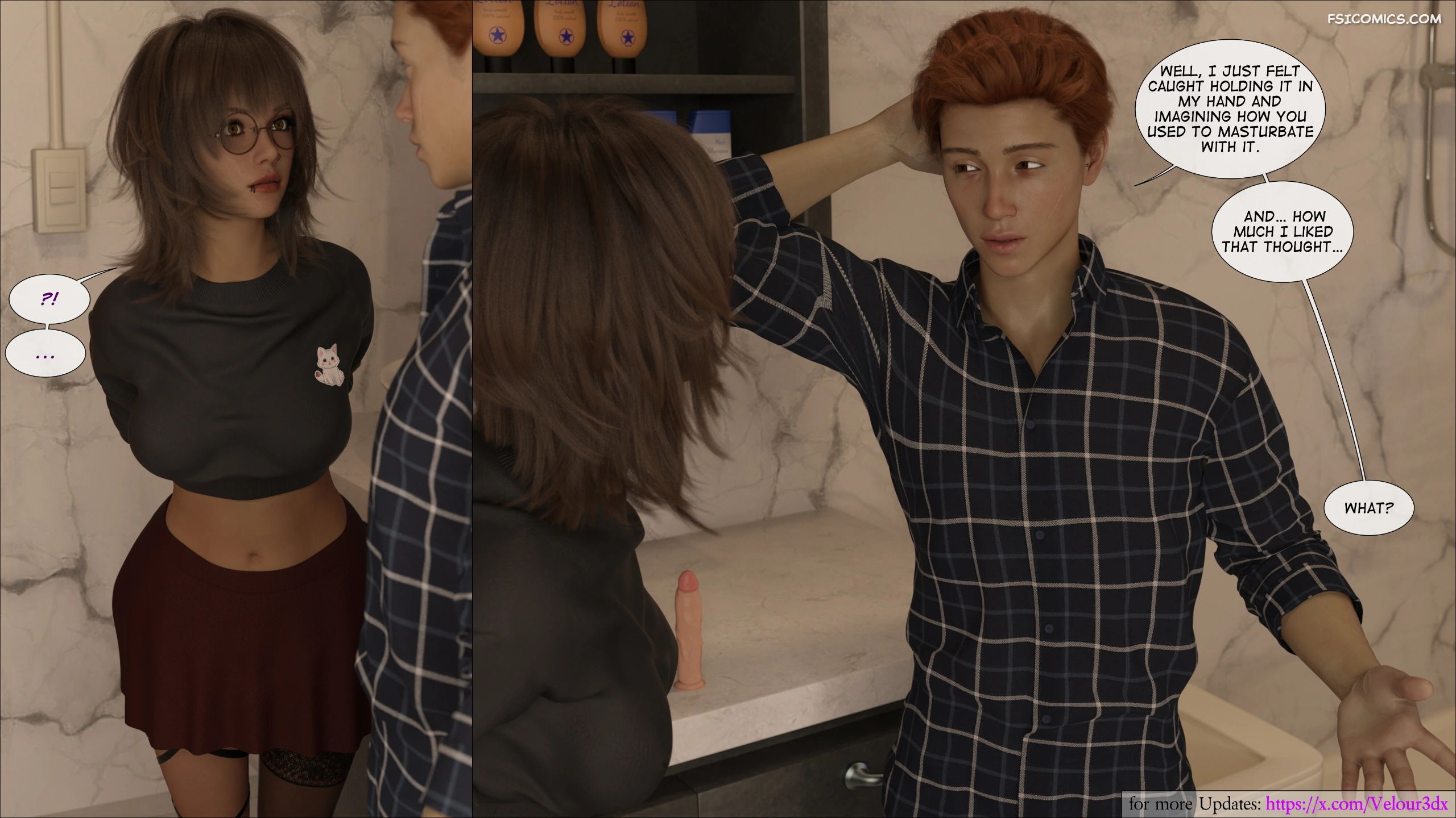 curious roommates chapter 1 velour3dx 022 - FSIComics curious roommates chapter 1 velour3dx 022 - FSIComics