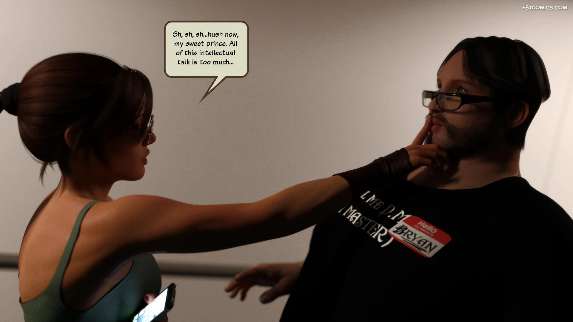 lara croft and korra are unconventional squarepeg3d 010 - FSIComics