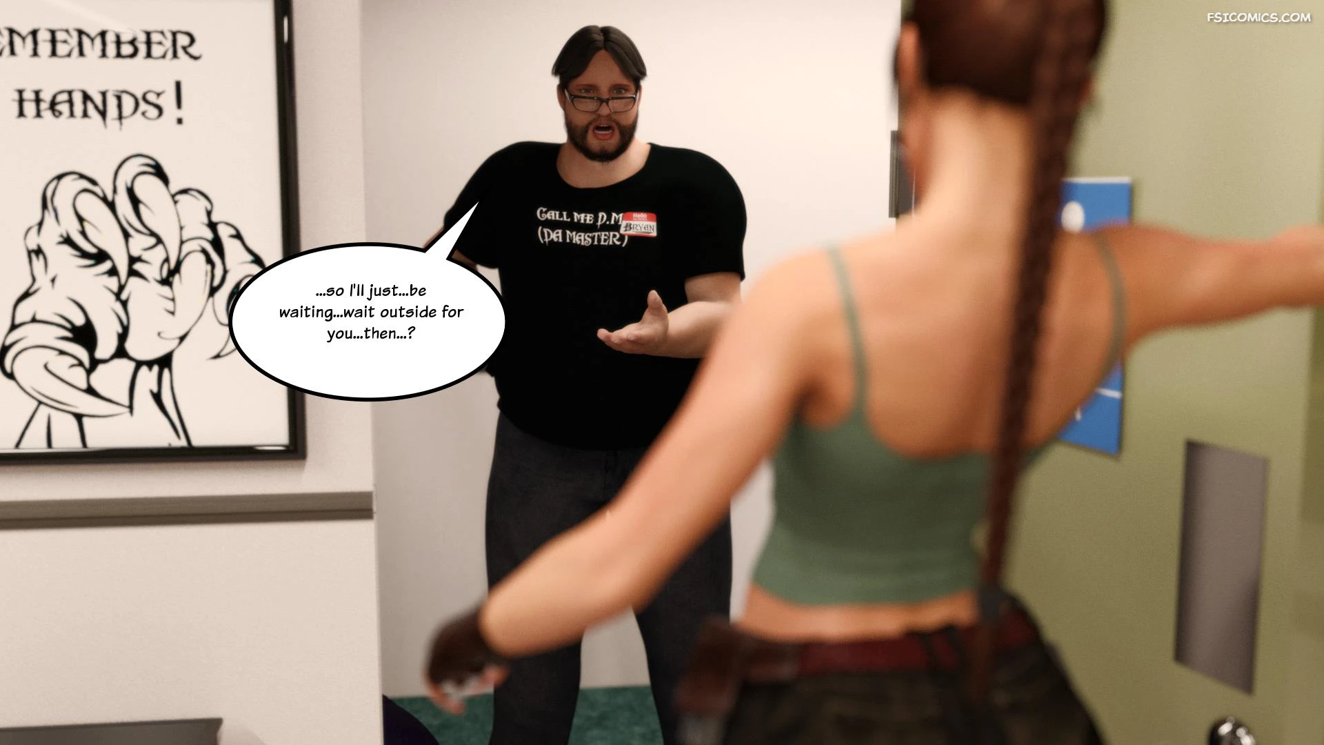 lara croft and korra are unconventional squarepeg3d 015 - FSIComics