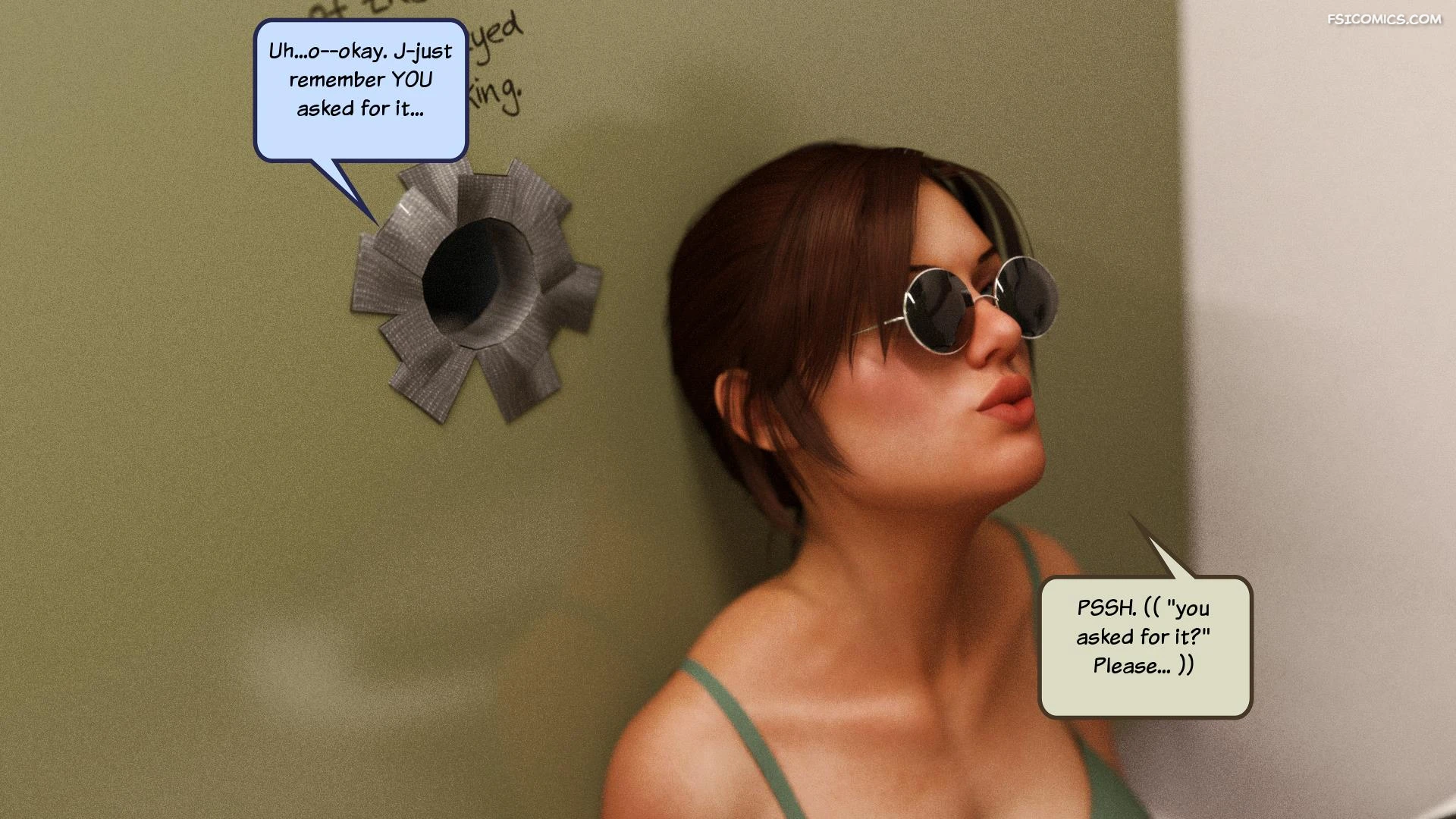lara croft and korra are unconventional squarepeg3d 028 - FSIComics