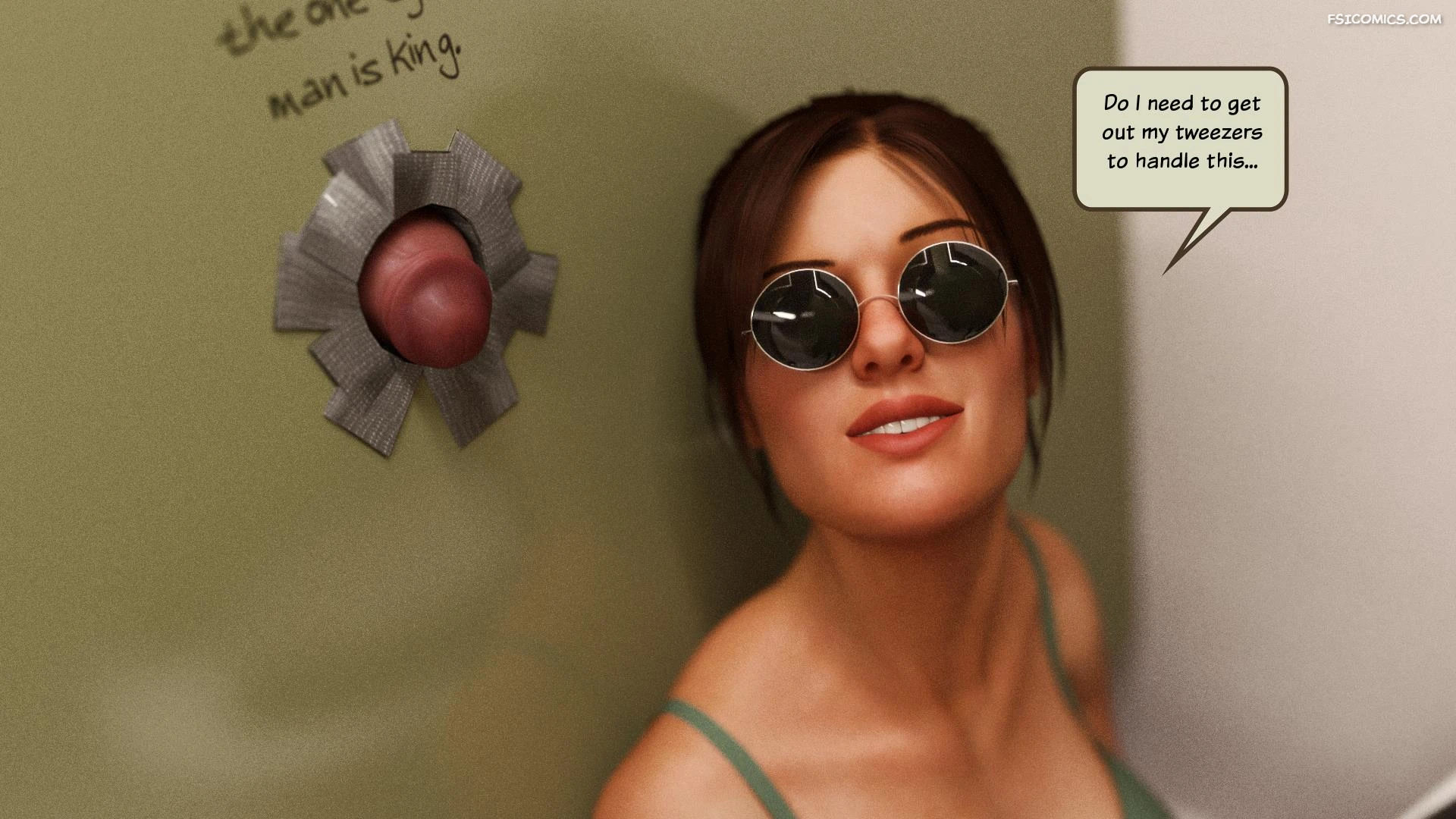 lara croft and korra are unconventional squarepeg3d 029 - FSIComics