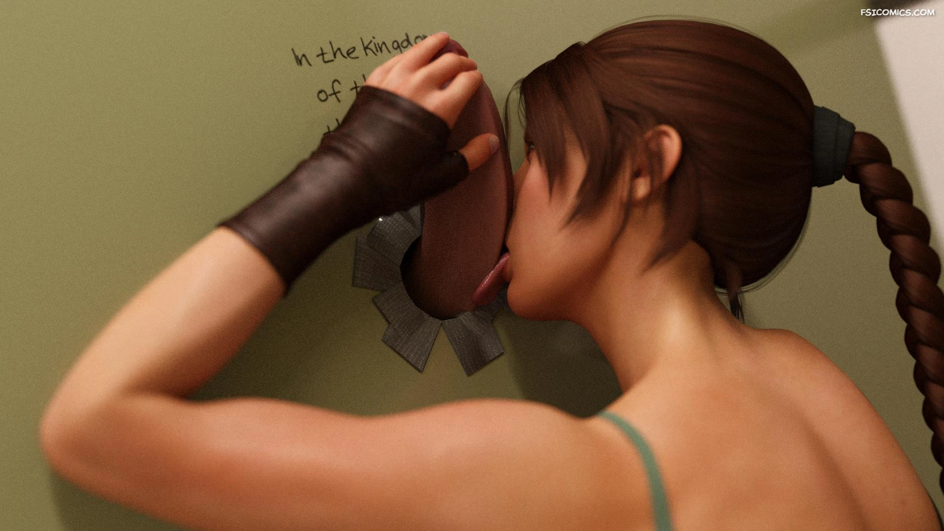 lara croft and korra are unconventional squarepeg3d 033 - FSIComics