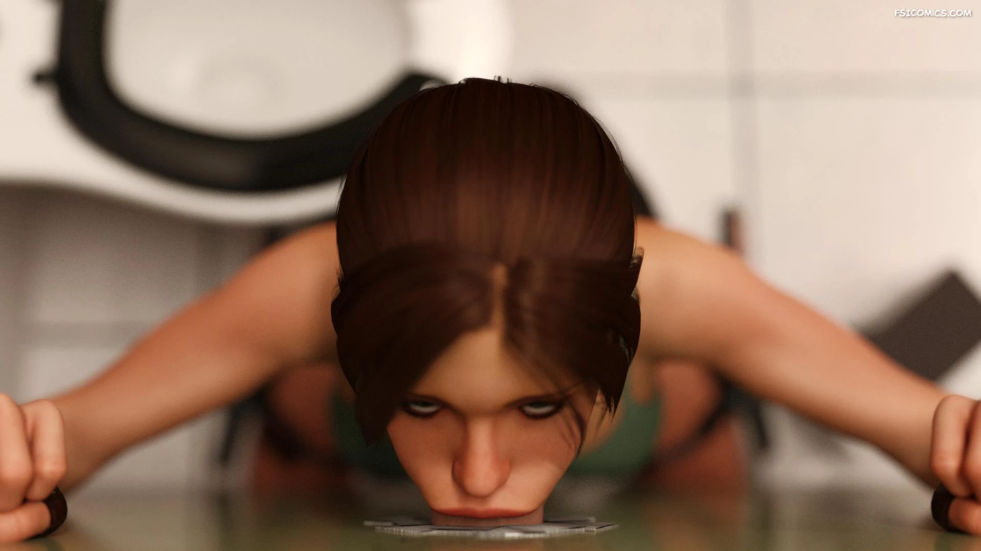 lara croft and korra are unconventional squarepeg3d 042 - FSIComics