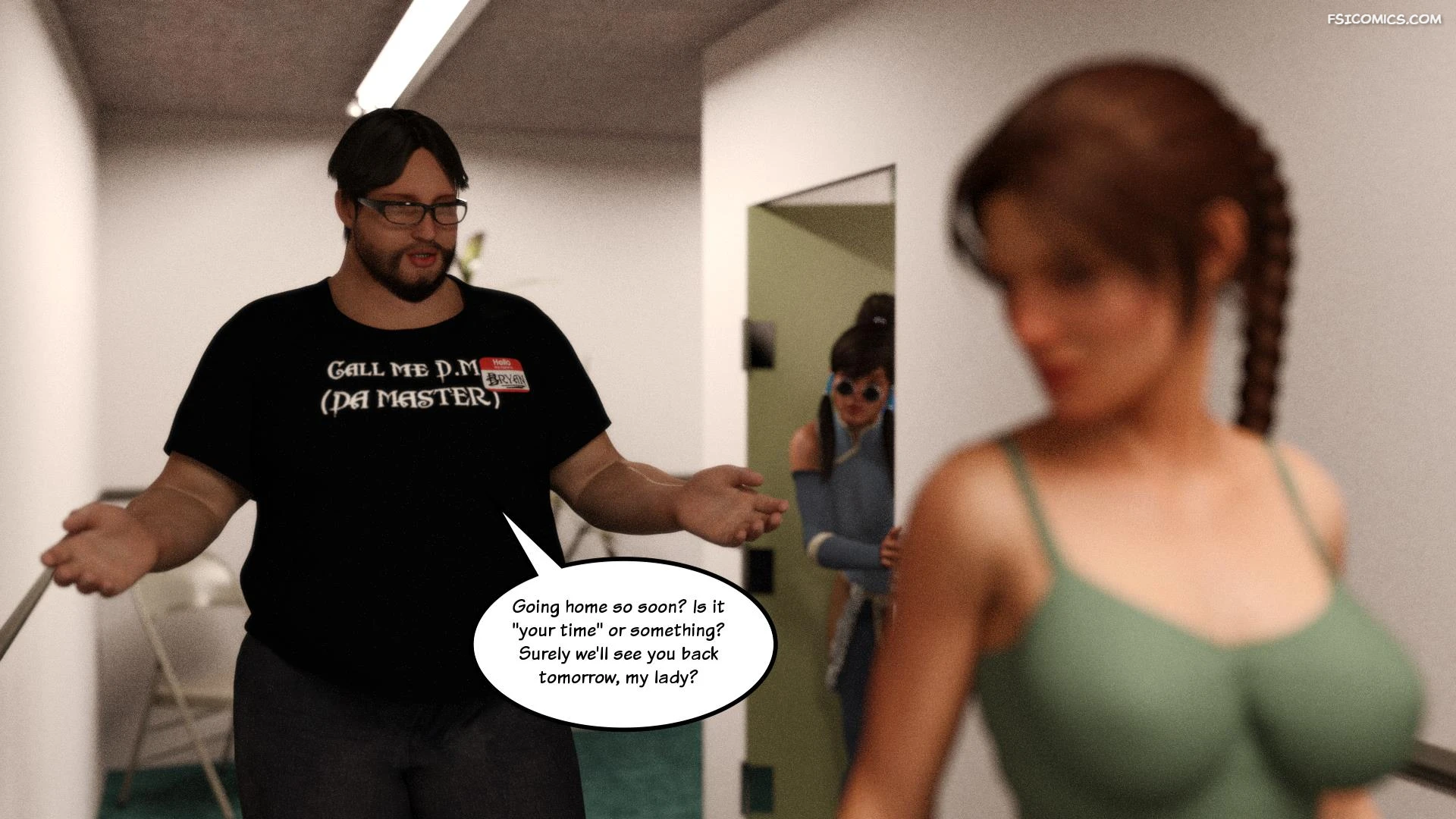 lara croft and korra are unconventional squarepeg3d 107 - FSIComics