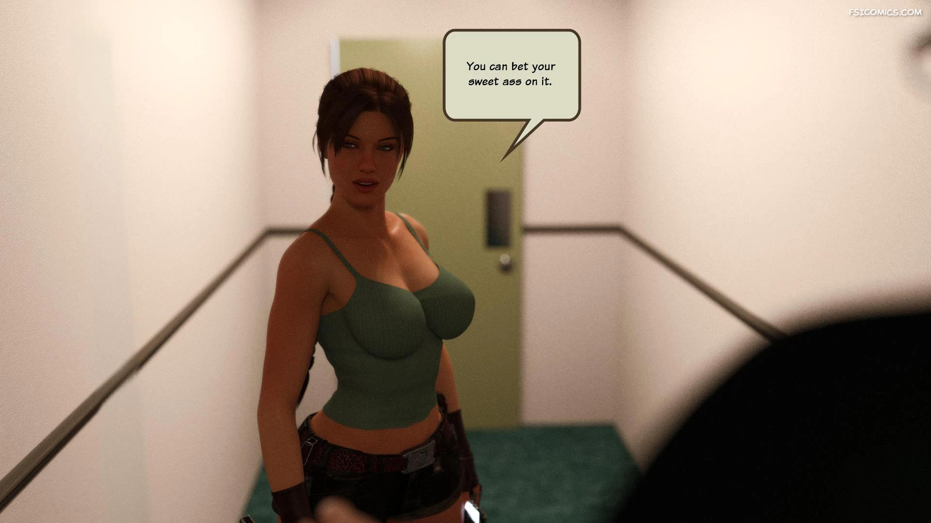lara croft and korra are unconventional squarepeg3d 109 - FSIComics