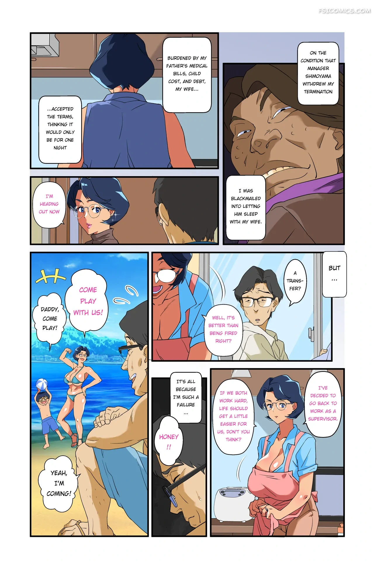 men flocking to my wifes huge breasts mosquito man 002 - FSIComics