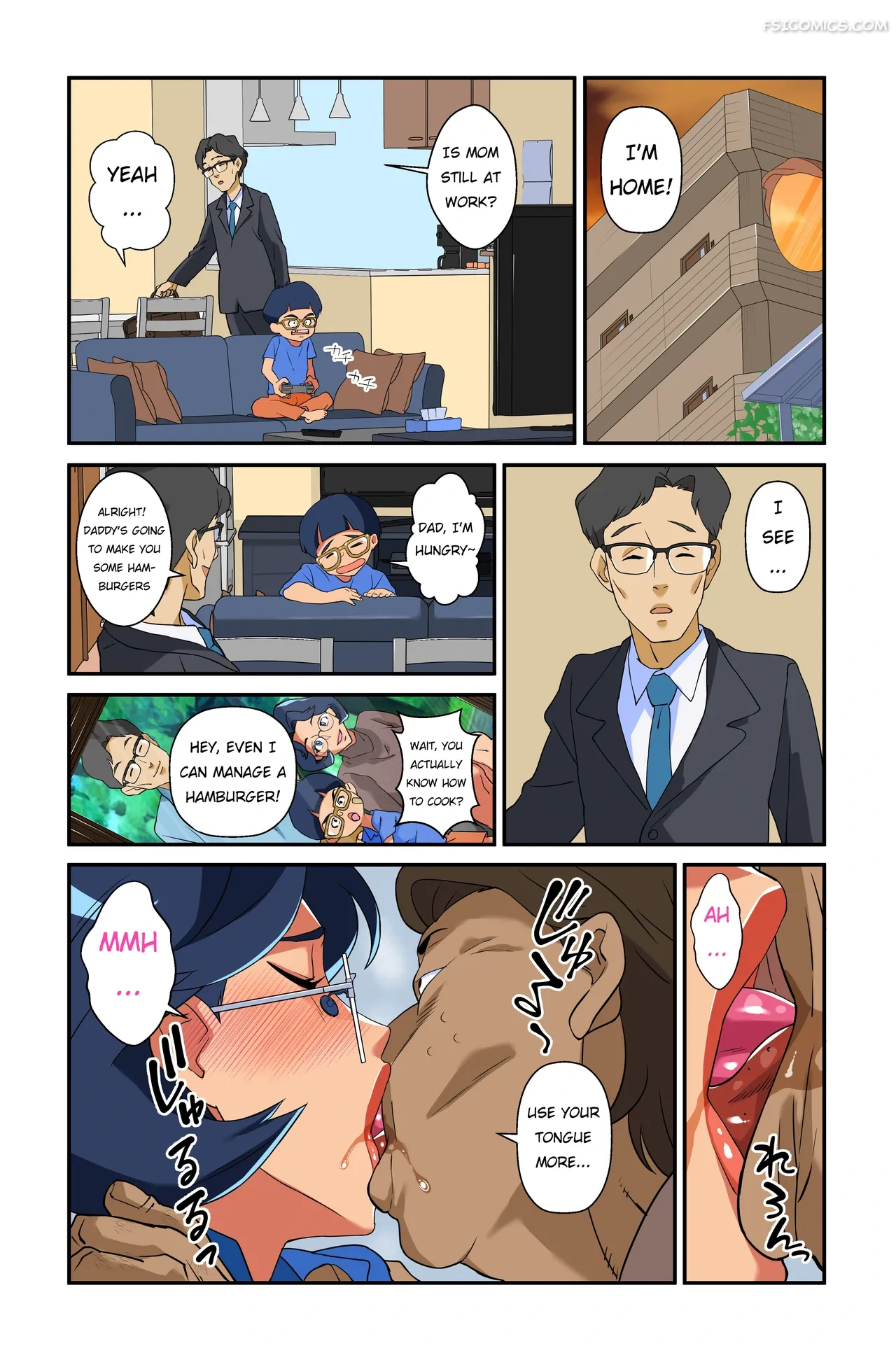 men flocking to my wifes huge breasts mosquito man 011 - FSIComics