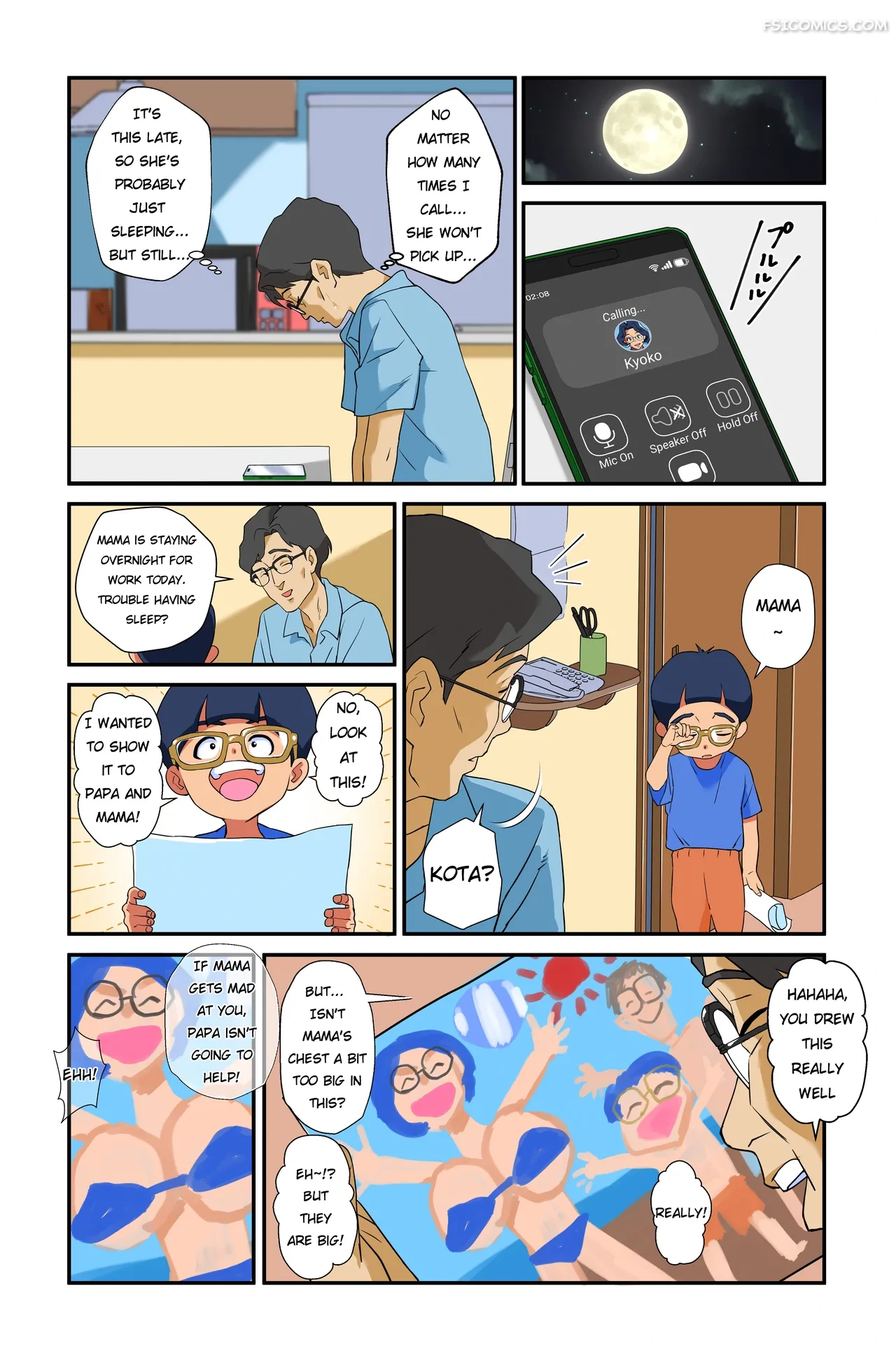 men flocking to my wifes huge breasts mosquito man 047 - FSIComics