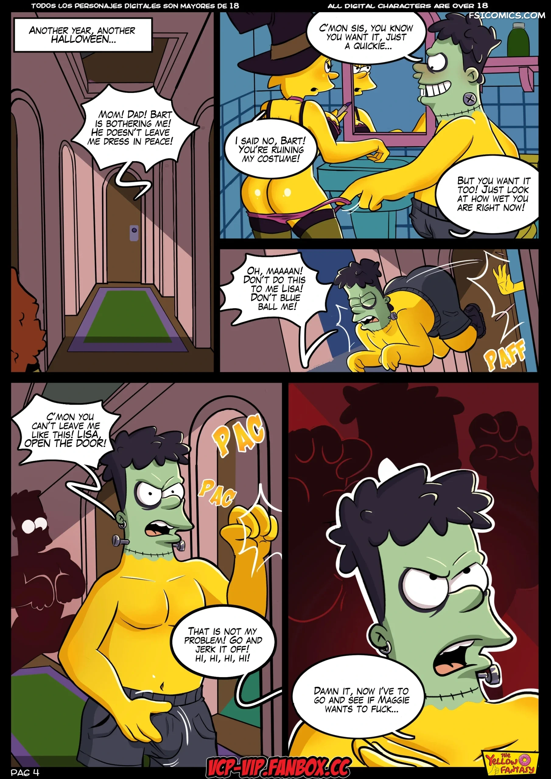 the simpsons treewhorehouse of horror the yellow fantasy 005 - FSIComics