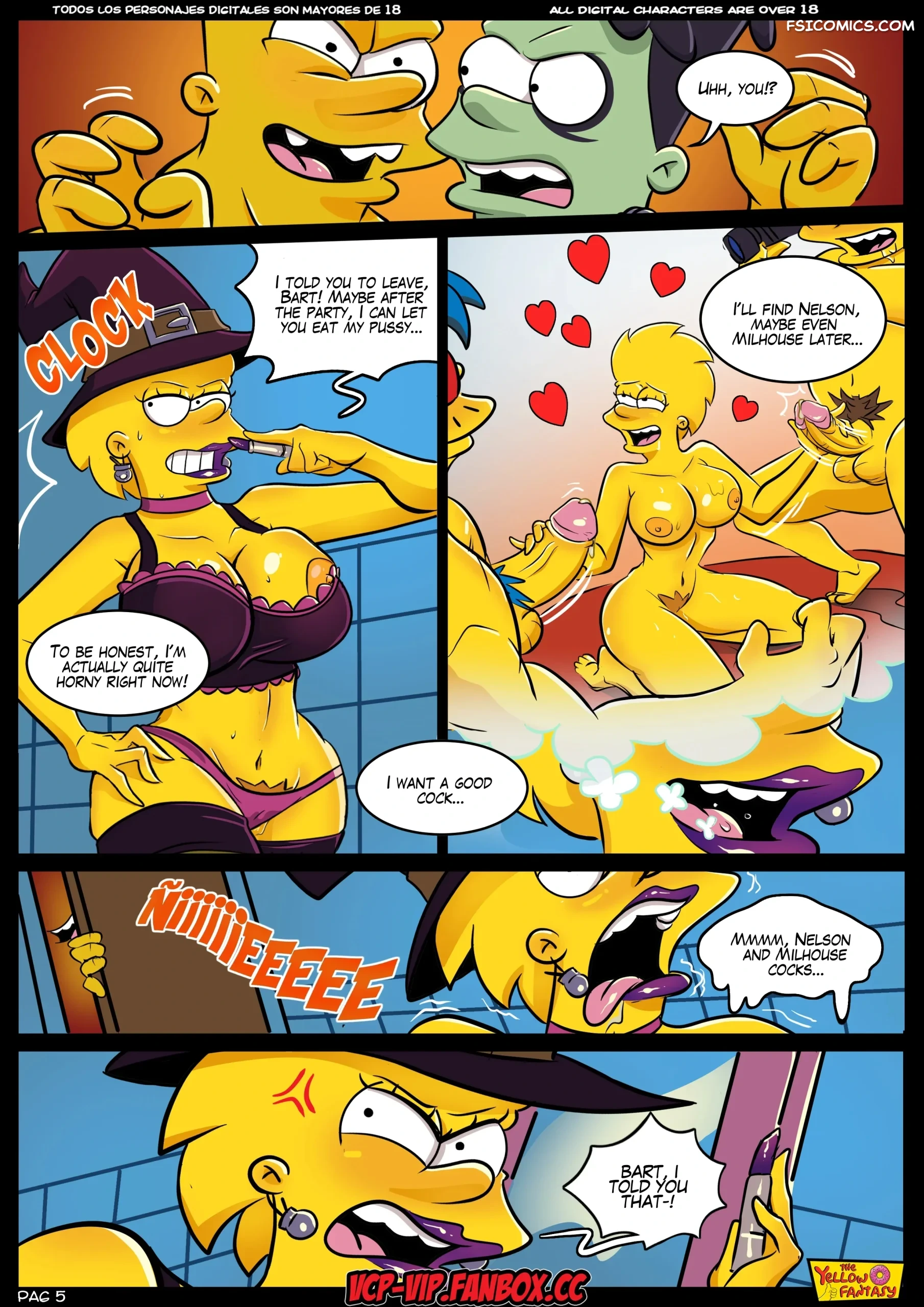 the simpsons treewhorehouse of horror the yellow fantasy 006 - FSIComics