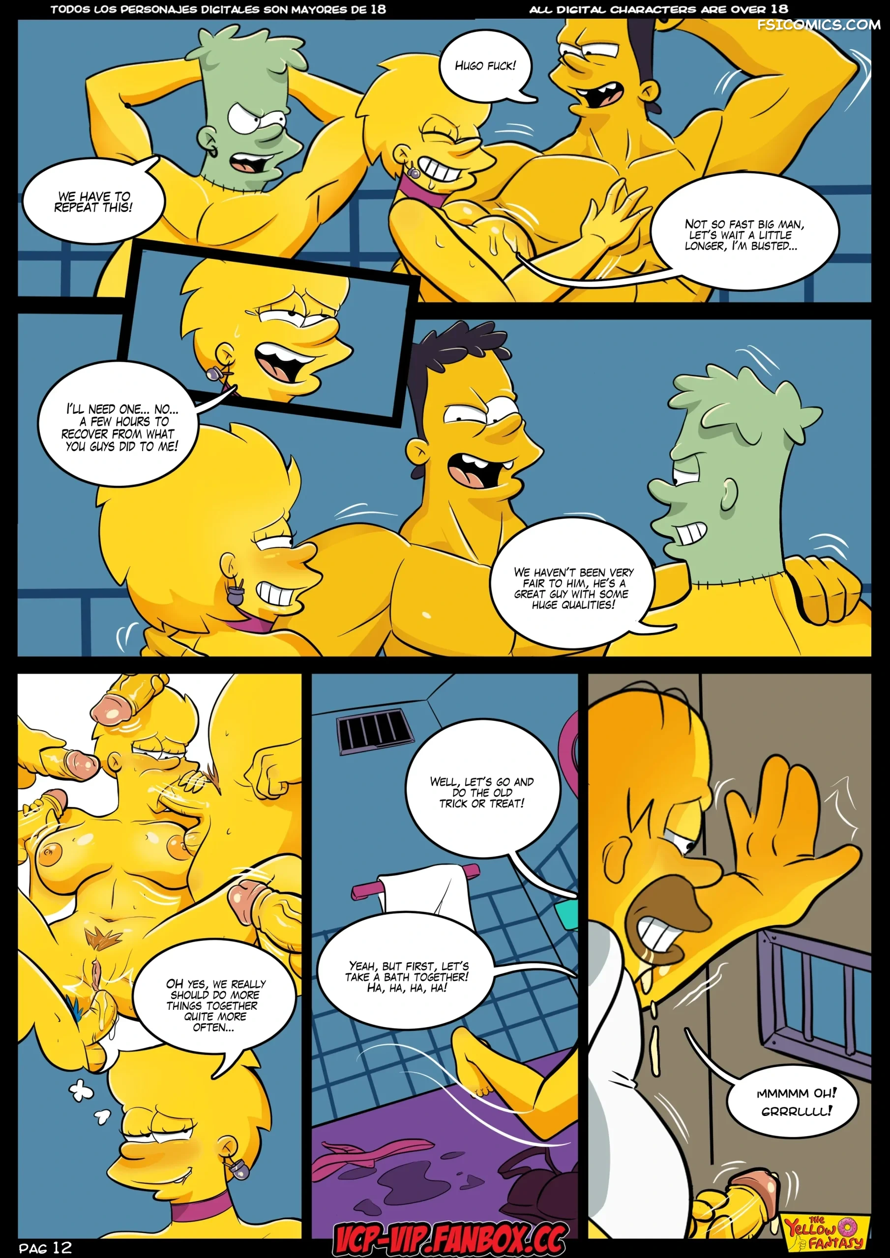 the simpsons treewhorehouse of horror the yellow fantasy 013 - FSIComics
